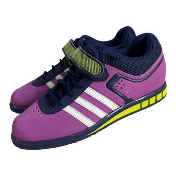 Adidas Powerlift 2.0 Women Shoes Trainers Size 7.5 Purple Pink B39860 Training - Picture 2 of 12